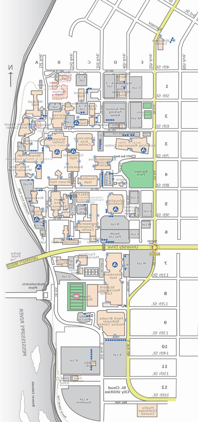 Campus map - Accessibility